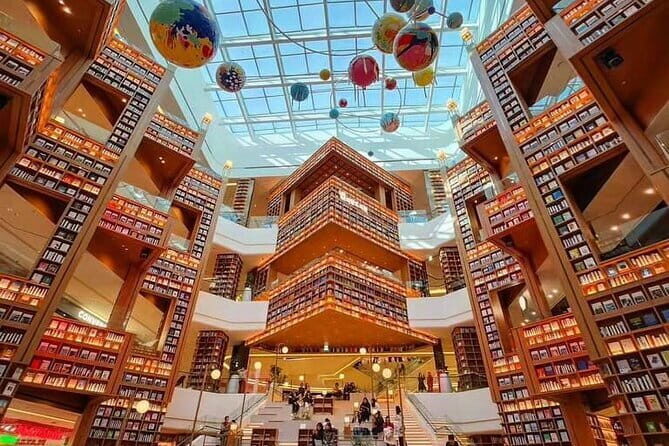 Beyond Seoul: Starfield Library, Hwaseong Fortress & Cave Quest - Starfield Suwon Library: 22-meter shelves and a surprising calm stop