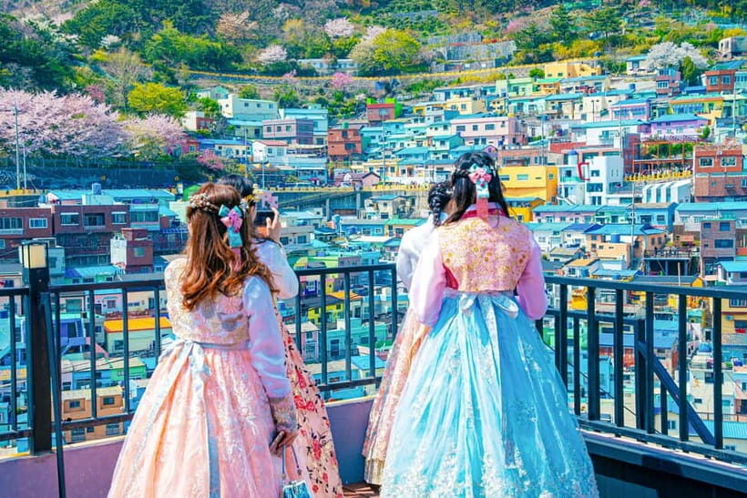 Busan: Coastal Wonders & Cultural Gems Tour opt. Sky Capsule - Huinnyeoul Munhwa Maul: cliffside art and quiet history vibes