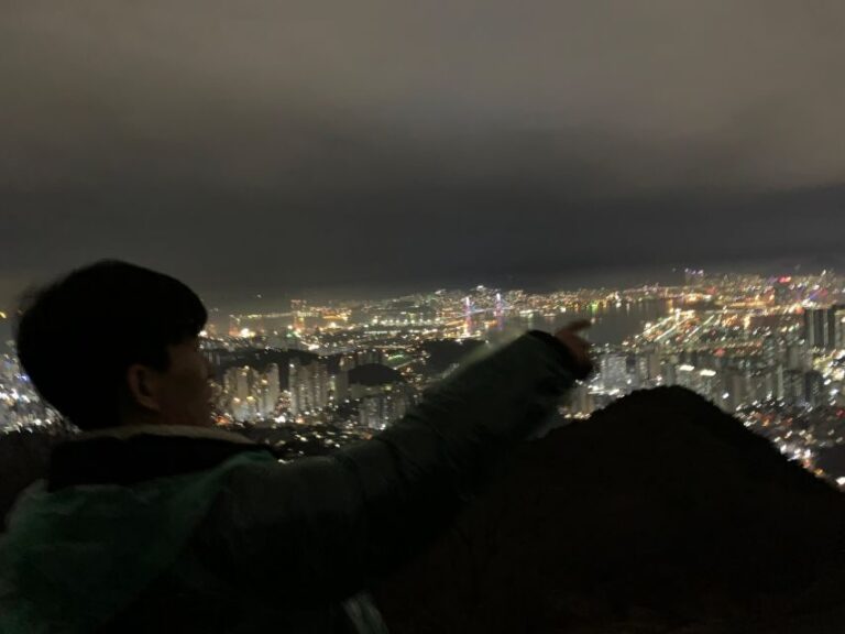 Busan: The Best Night View Small Group Tour - City Hall Station to the mountain: how the tour is paced