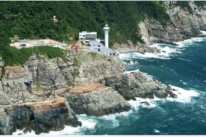 Busan's Cultural Wonders with Beach Train & Gamcheon Village etc - Songdo Skywalk: a 365m ocean crossing with a glass section
