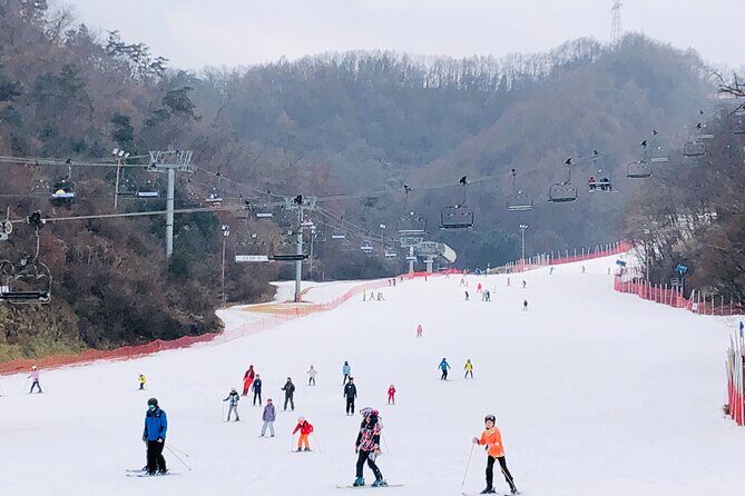 Eobi Ice Valley / Elysian Ski Resort / Nami Island - Picking the right option: free time vs Ski+MovingWalk vs Ski+Lift