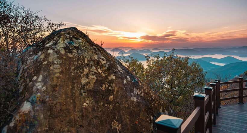 From Busan: Enchanting Oedo Island Day Tour with Windy Hill - The ferry ride and Haeguemgang: scenery in motion