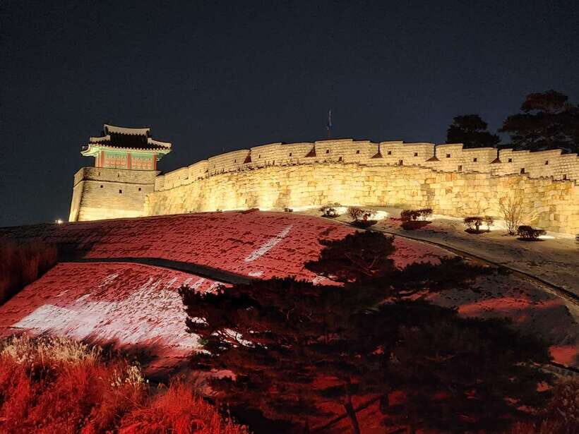 From Seoul: Suwon Hwaseong Fortress Night Tour - The finish in Myeongdong: easier onward plans