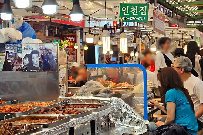 Full-Day Seoul Top Attractions Tour for Incheon Cruise Guests - Gwangjang Market: a classic Seoul food-and-souvenir stop