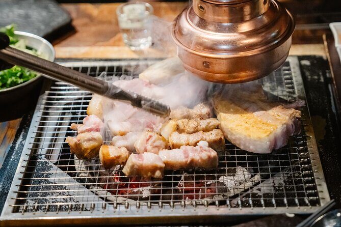 Handmade Noodles with Korean Grandma - The pairing menu: BBQ with soju, jeon with makgeolli, chicken with beer
