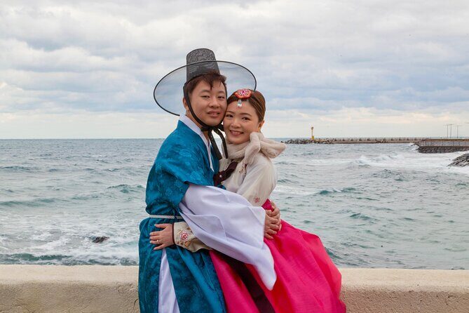 [Jeju] Hanbok Private guide tour & photo session in beautiful Yongduam rock, - Haenyeo Along the Seaside Walk (And What You Might See)