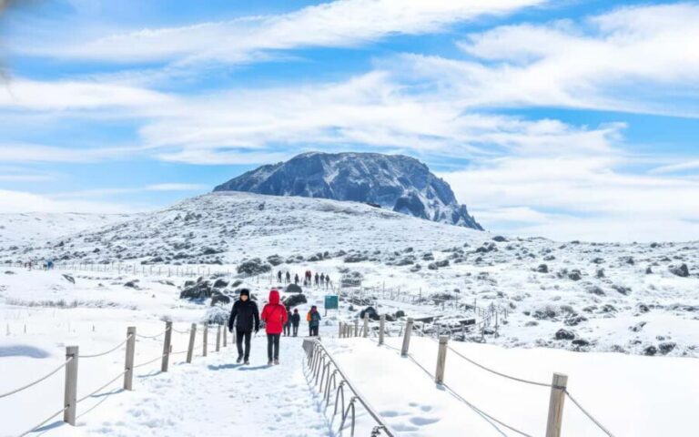 Jeju Island: Full-Day SouthWest Bus Tour with Entry Fees - 1100 Highland: The Hallasan Viewpoint That Starts the Day Right