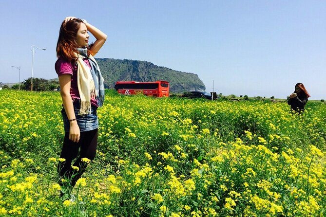 Jeju island Private Tour - UNESCO Day Tour & Haenyeo Performance - Jeongbang Waterfall and Oedolgae: two different types of coastal drama