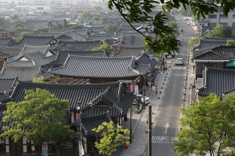 Jeonju Hanok Village Full-Day Tour:Jangtaesan Autumn Foliage - Jeonju Hanok Village: traditional homes you can actually explore