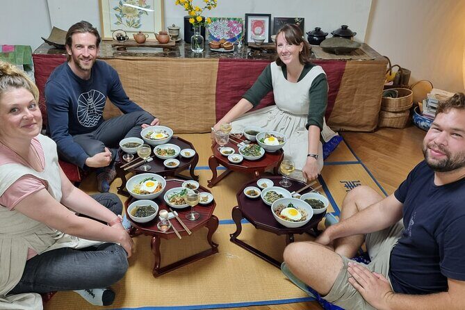 Korean cooking class in Haeundae, Busan - Bapsang Dining: Eat What You Cook, Floor Table or Chairs