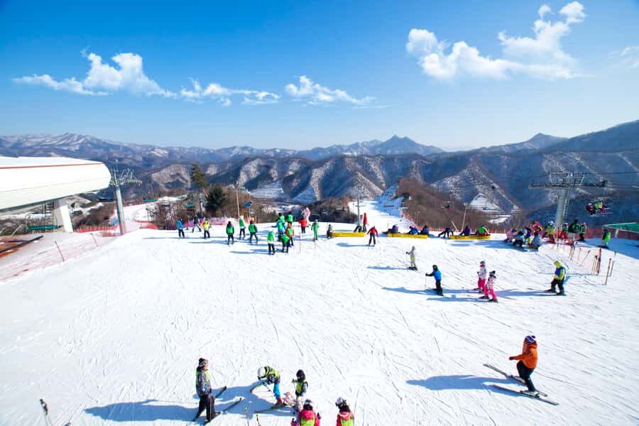 Seoul: Elysian Gangchon Winter Ski Resort Fun Day Tour - Using your snowy hours well: slopes, lifts, sleds, and views