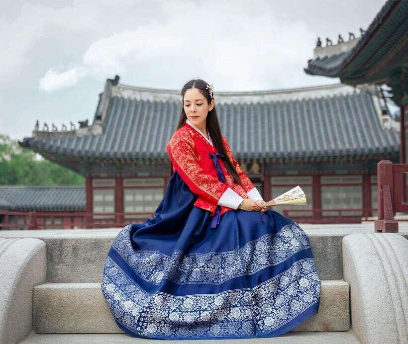 Seoul: Hanbok Rental with Gyeongbokgung Palace Entry - Getting Dressed Without Getting Stuck: Underskirt, Handbag, Hairband, Lockers