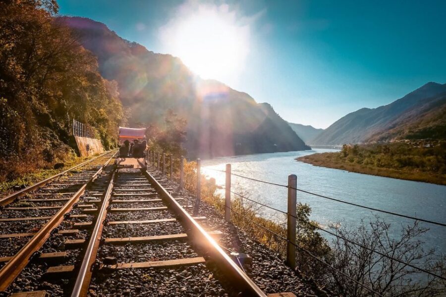 Seoul: Nami, Petite France, Italian Village, Railbike Option - Gangchon rail bike option: pedal power through mountains, rivers, and tunnels