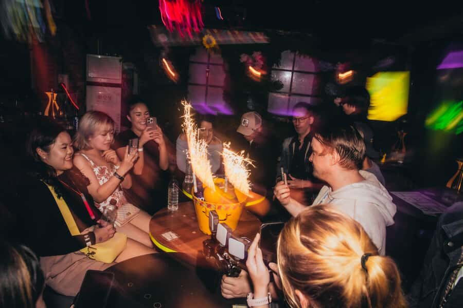 Seoul: Premium Pub Crawl with Limitless Drinks - Stop 2: The One-Hour Guided Visit That Keeps the Night Moving