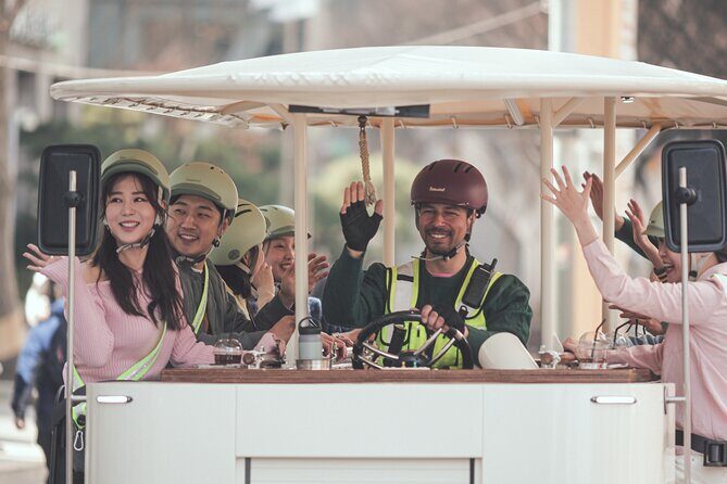 Seoul Tram Pedal Challenge - Gwanghwamun Square to Insadong: big monuments plus traditional streets